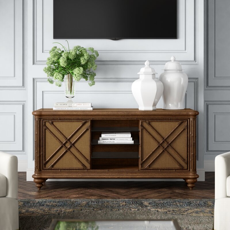 Tommy Bahama Home Bali Hai Solid Wood TV Stand for TVs up to 70 inches - Image 0