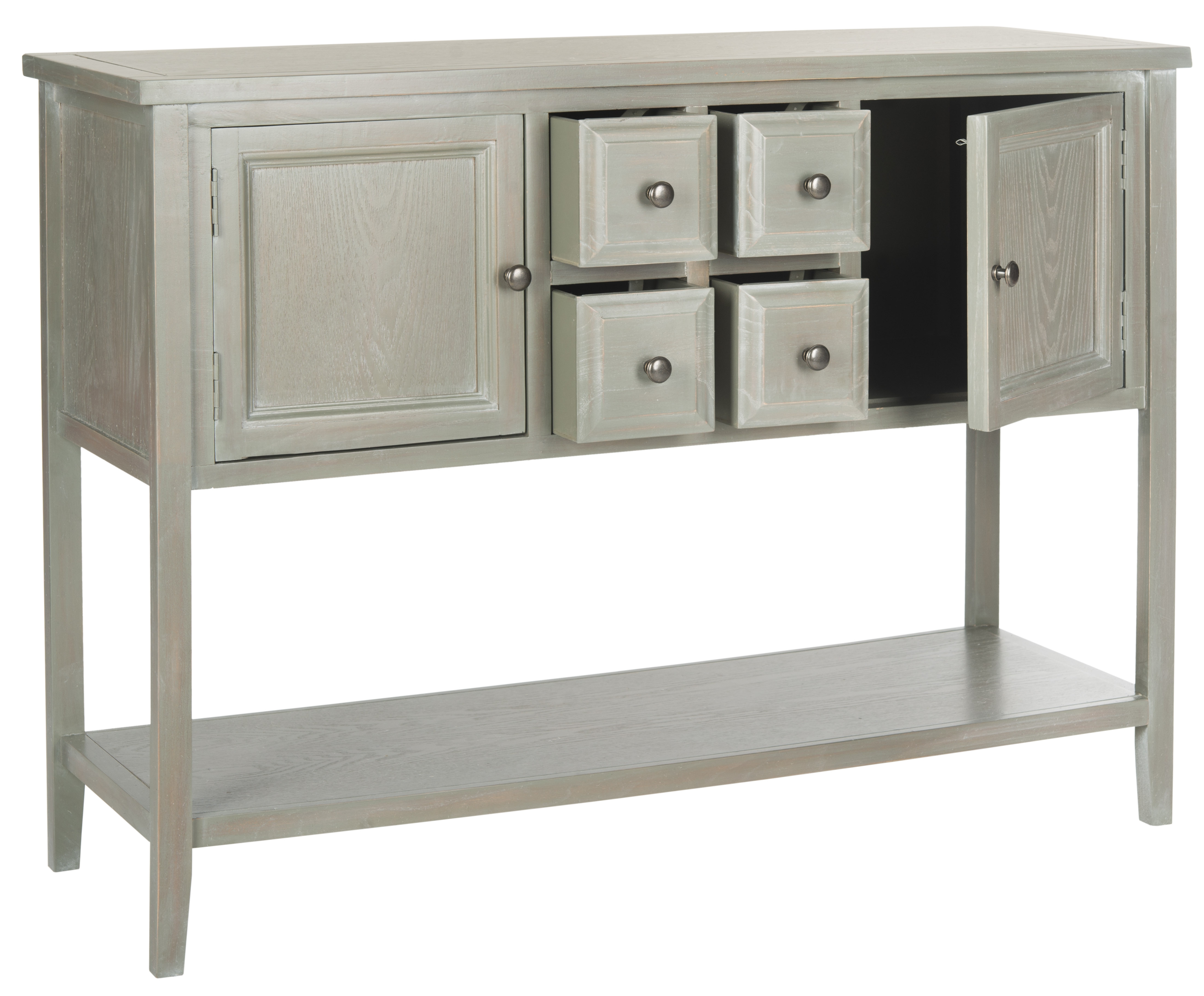 Charlotte Storage Sideboard - French Grey - Safavieh - Image 1