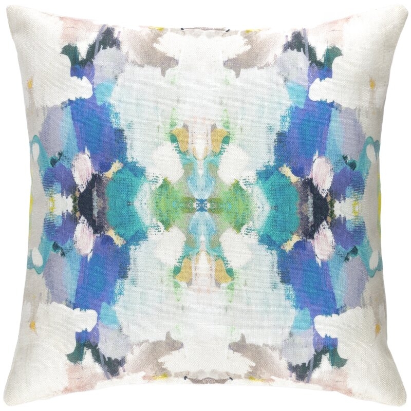 Fresh American Indoor / Outdoor Abstract Throw Pillow - Image 0