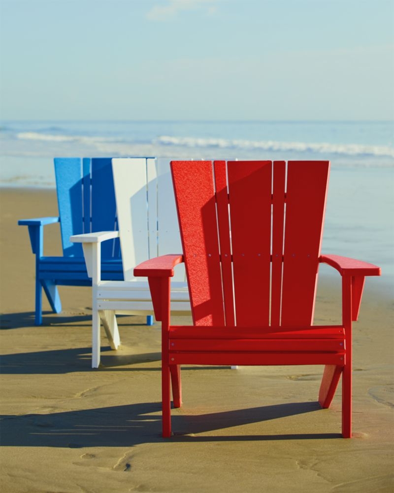 Vista II Slate Grey Outdoor Adirondack Chair by POLYWOOD® - Image 5