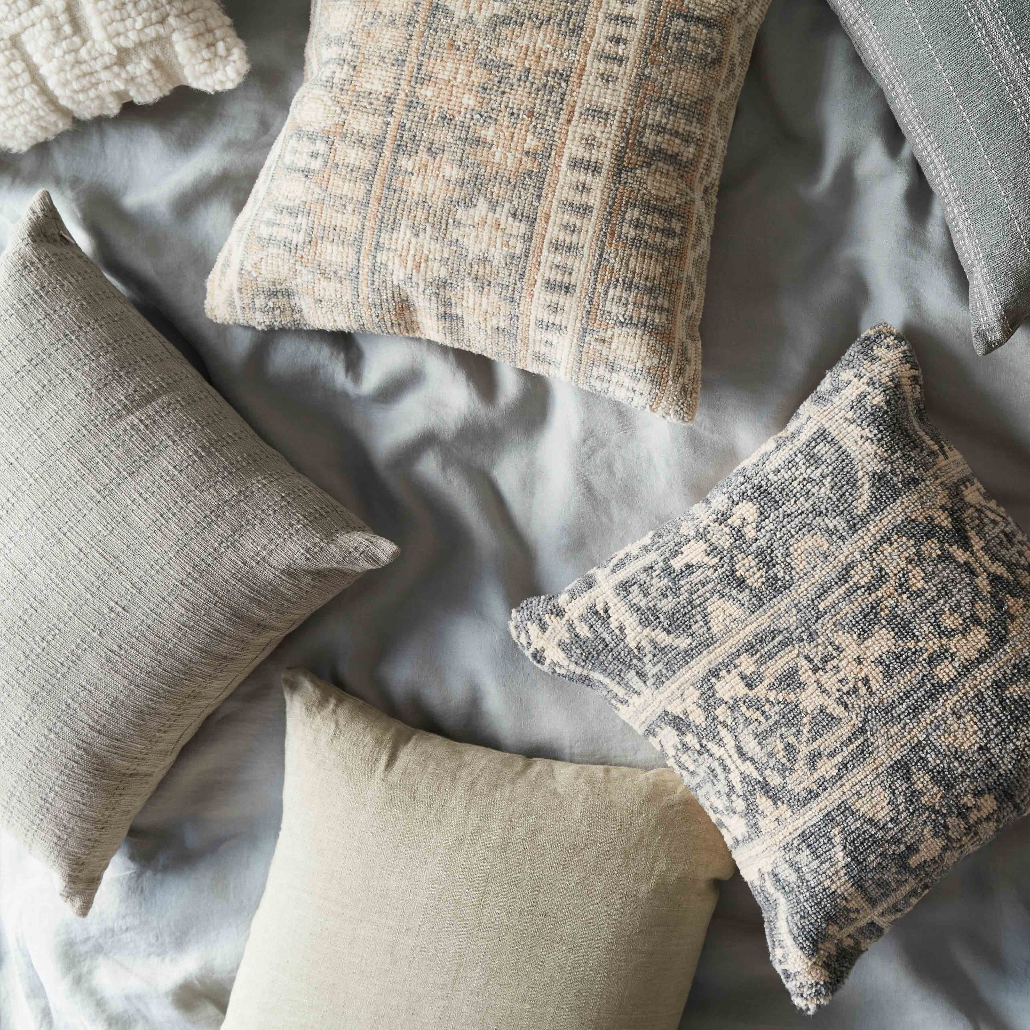 The Citizenry Jhara Pillow | 22" x 22" | Mist - Image 5