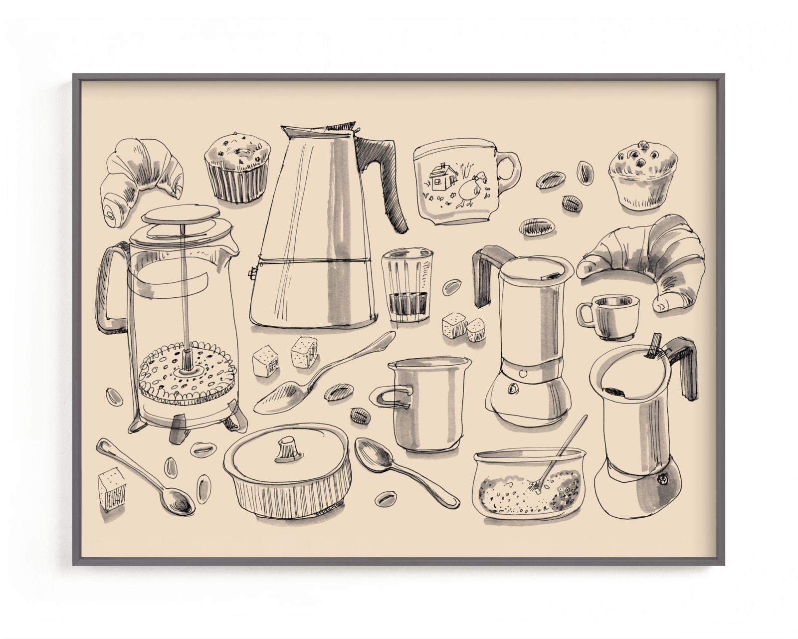 Breakfast With Coffee Limited Edition Fine Art Print 2 - Image 0