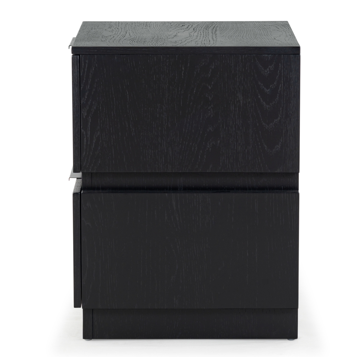 Titus 2 Drawer Nightstand - Black - Image 7
