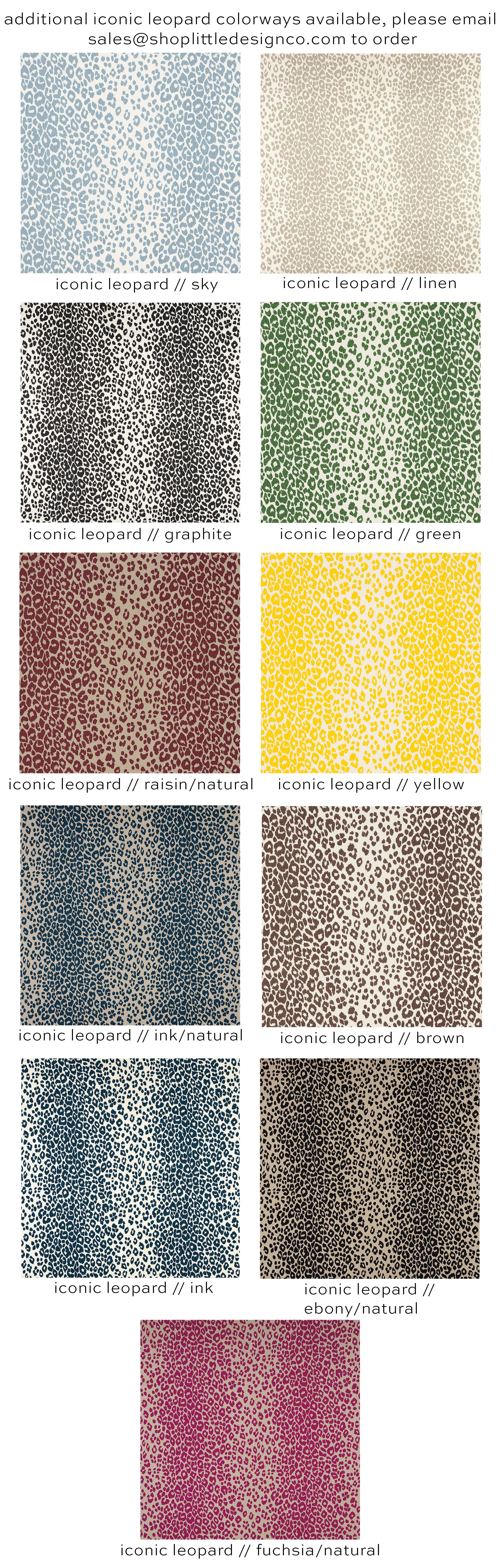 ICONIC LEOPARD // GREEN - 26" X 26" - Image 4