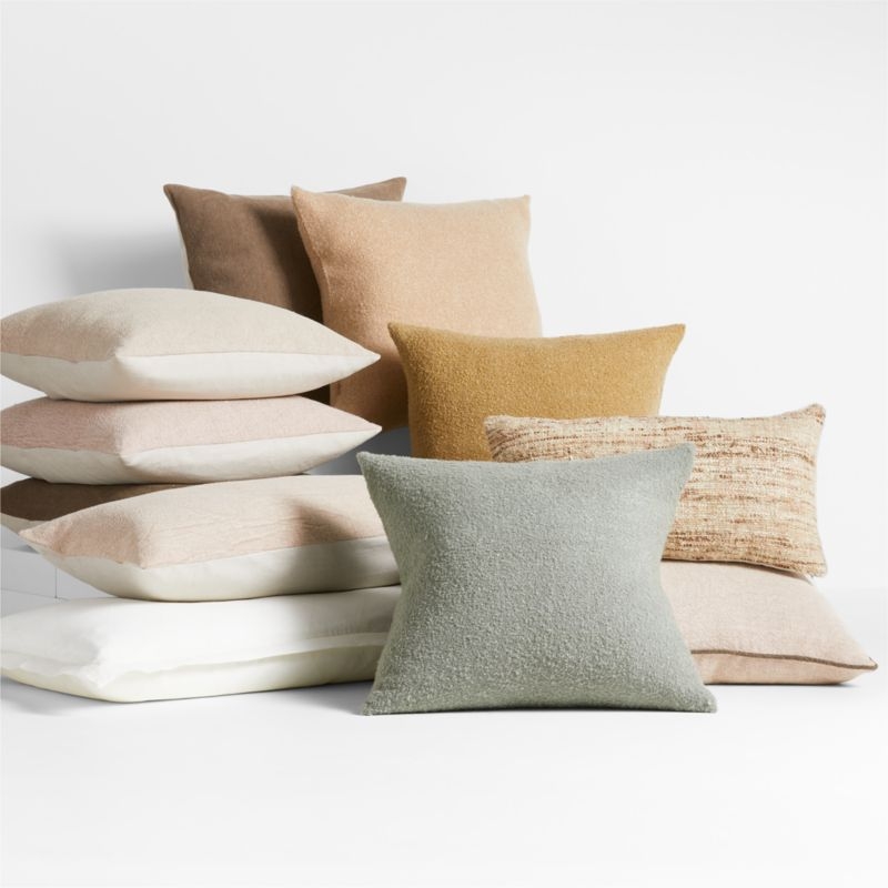 Frannie 24x24 Frothy Beige Floor Pillow Cover by Jake Arnold - Image 2