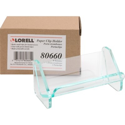 Lorell Acrylic Paper Clip Holder - Image 0