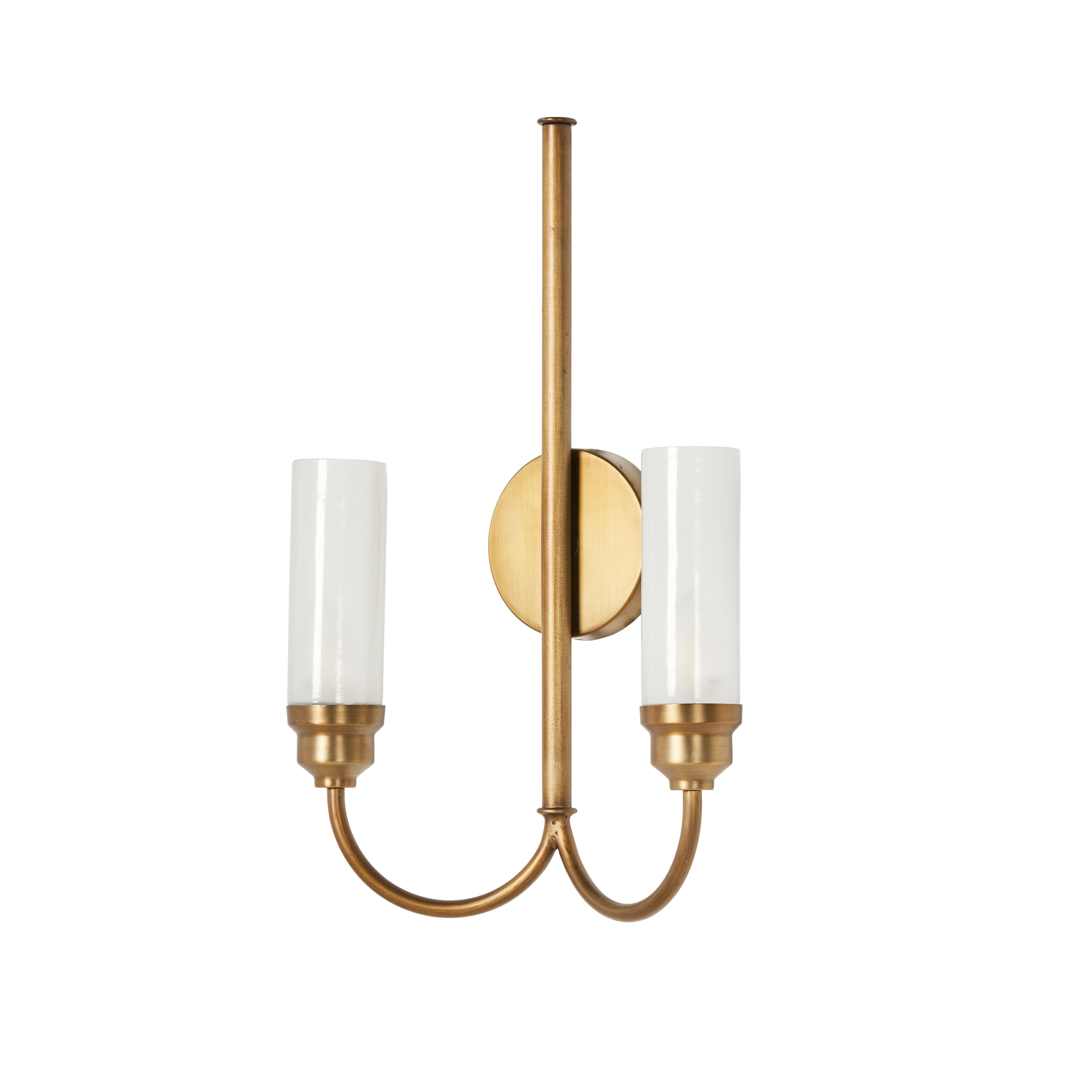 Darby Sconce-Antique Brass Iron - Image 0