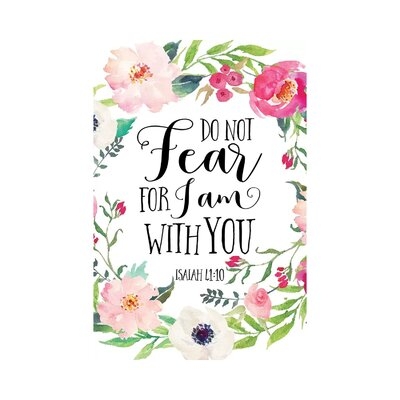 Do Not Fear for I Am with You, Isaiah 41:10 by Eden Printables - Wrapped Canvas Textual Art Print - Image 0