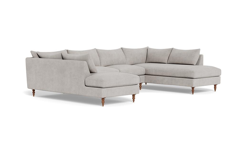 Sloan 3-Piece U-Bumper Sectional - Image 1
