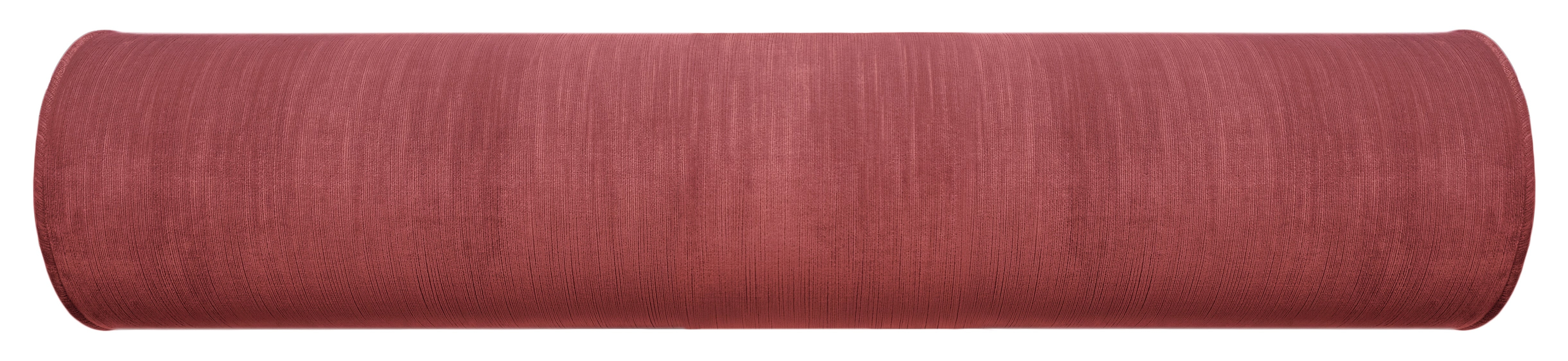 THE BOLSTER :: STRIE VELVET // ANTIQUE ROSE - BY THE YARD - Image 2