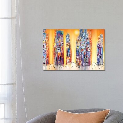 Sunset by Ekaterina Ermilkina - Wrapped Canvas Painting Print - Image 0