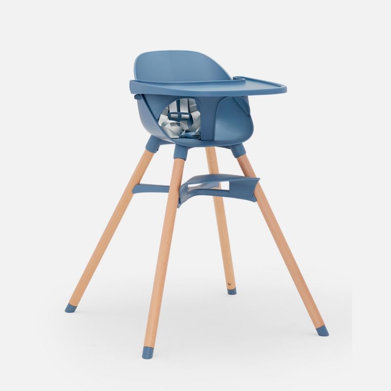 Lalo The Chair 3-in-1 Blueberry Blue Baby High Chair - Image 6