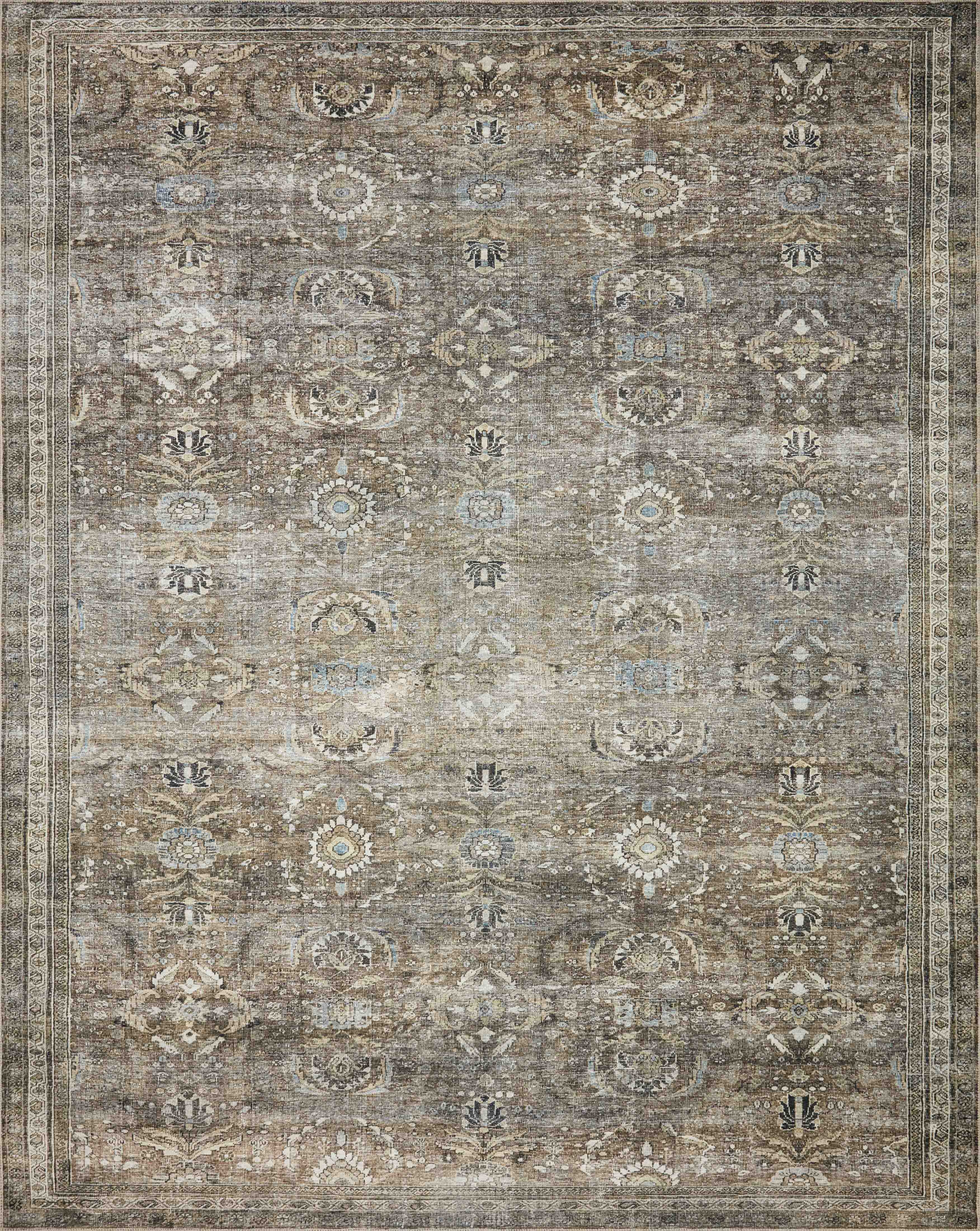Layla Collection rug - LAY-13 Antique / Moss - Image 1