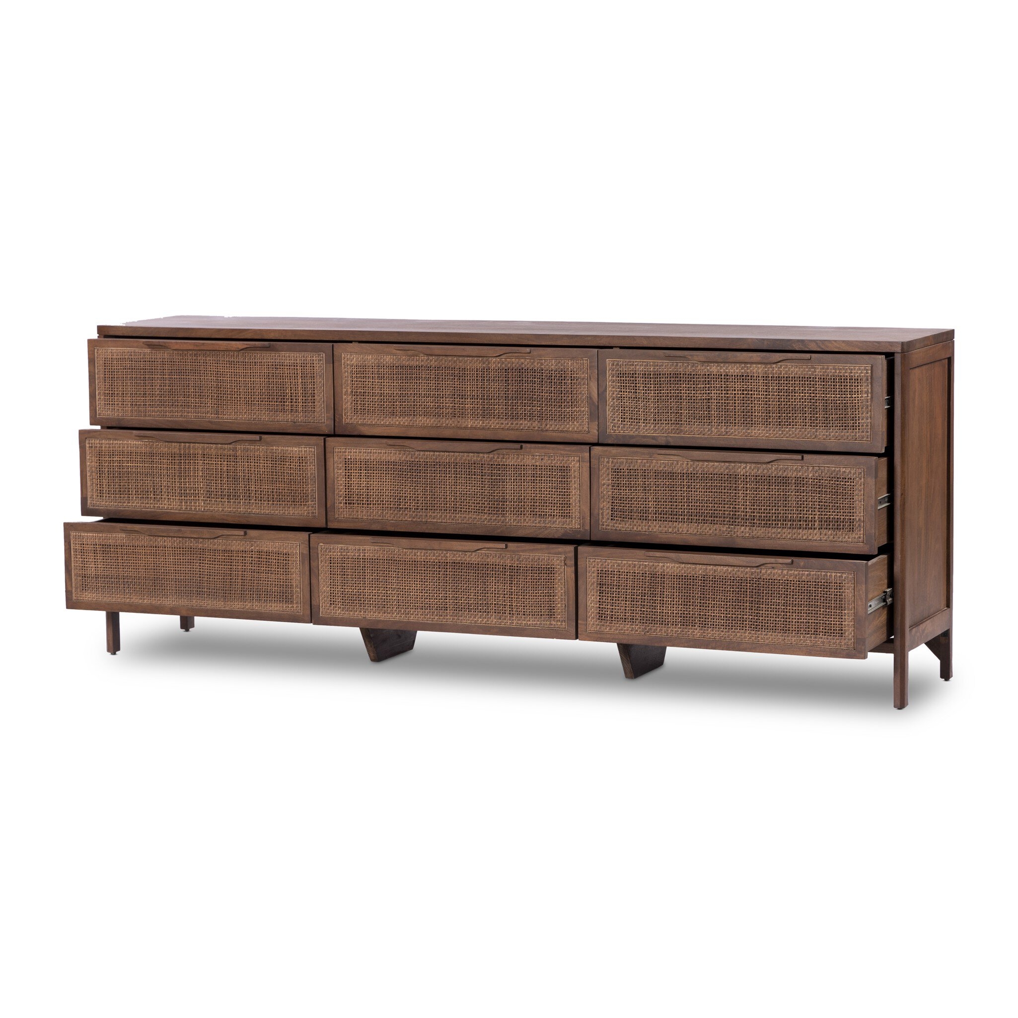 Sydney 9 Drawer Dresser - Brown Wash - Image 3