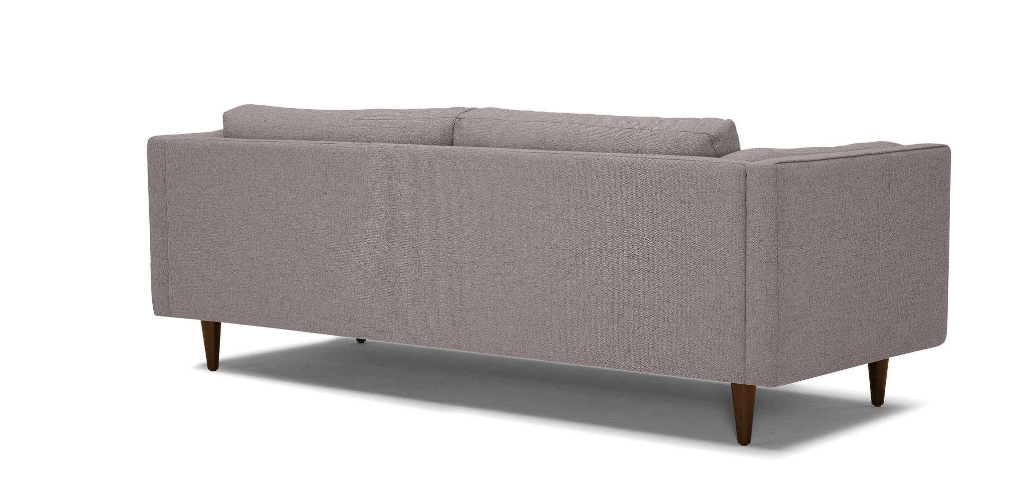 Purple Parker Mid Century Modern Sofa - Sunbrella Premier Wisteria - Mocha - Image 3