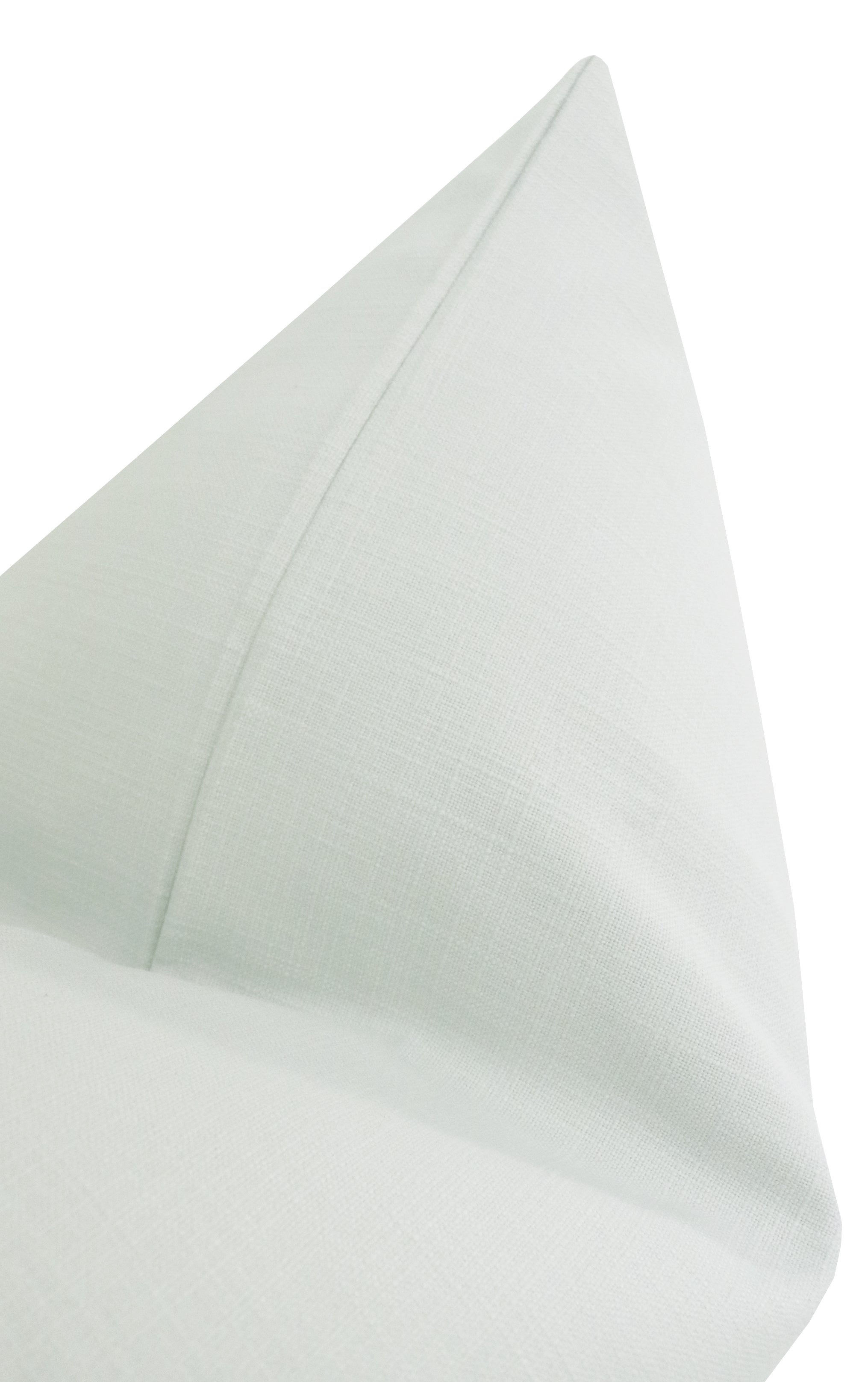 FINAL SALE : 20" X 20" CLASSIC LINEN // SEAGLASS PILLOW COVER - 20" X 20" - Image 2