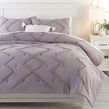 Ashlyn Tufted Comforter, Twin/Twin XL, Fig - Image 0