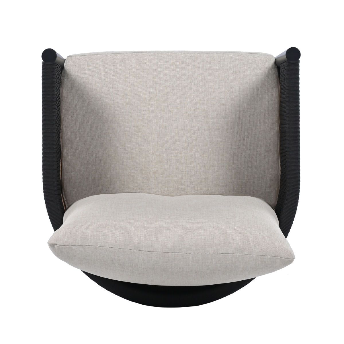 Harrison Indoor-Outdoor Chair, Set Of 2 - Black/Taupe - Image 6