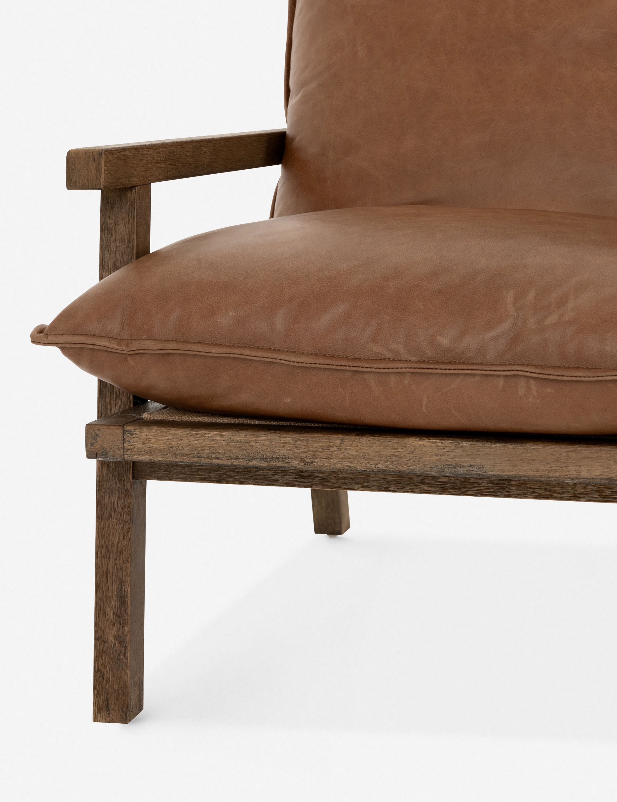 Rowena Leather Accent Chair - Image 3