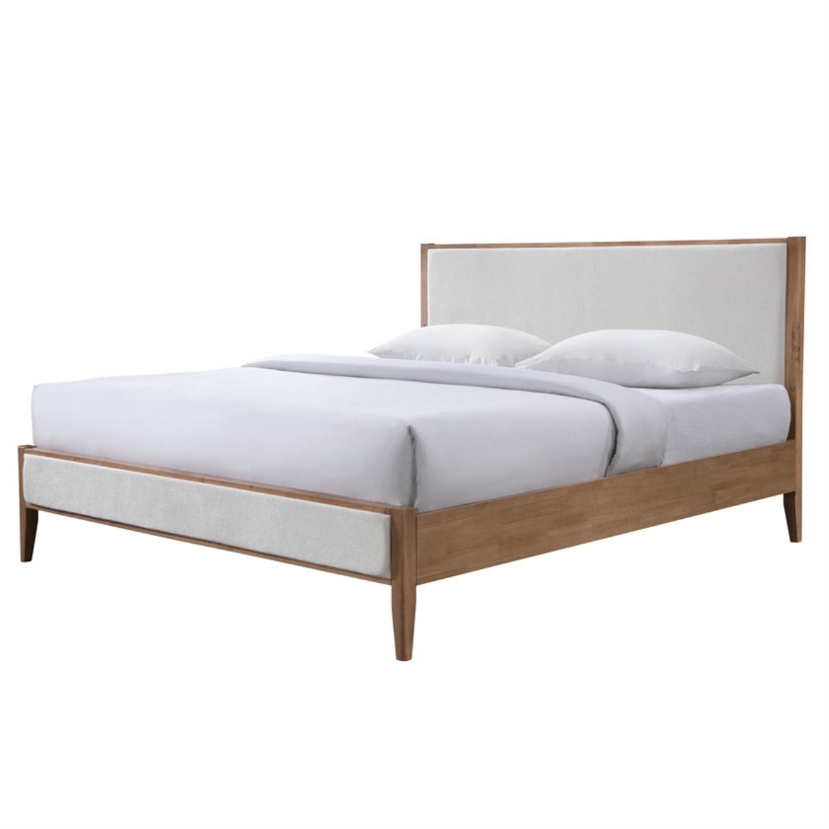 Giuliano Channel Tufted Bed - Ivory / Natural - Image 2