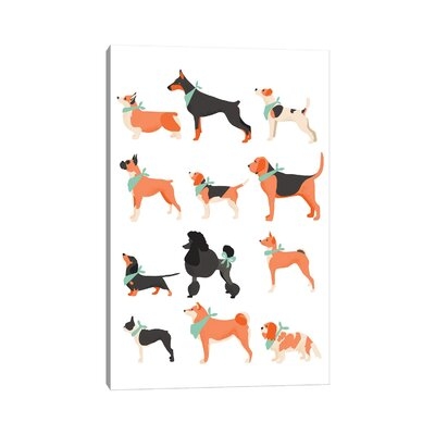 Dog Chart by The Beau Studio - Wrapped Canvas Gallery-Wrapped Canvas Giclée - Image 0