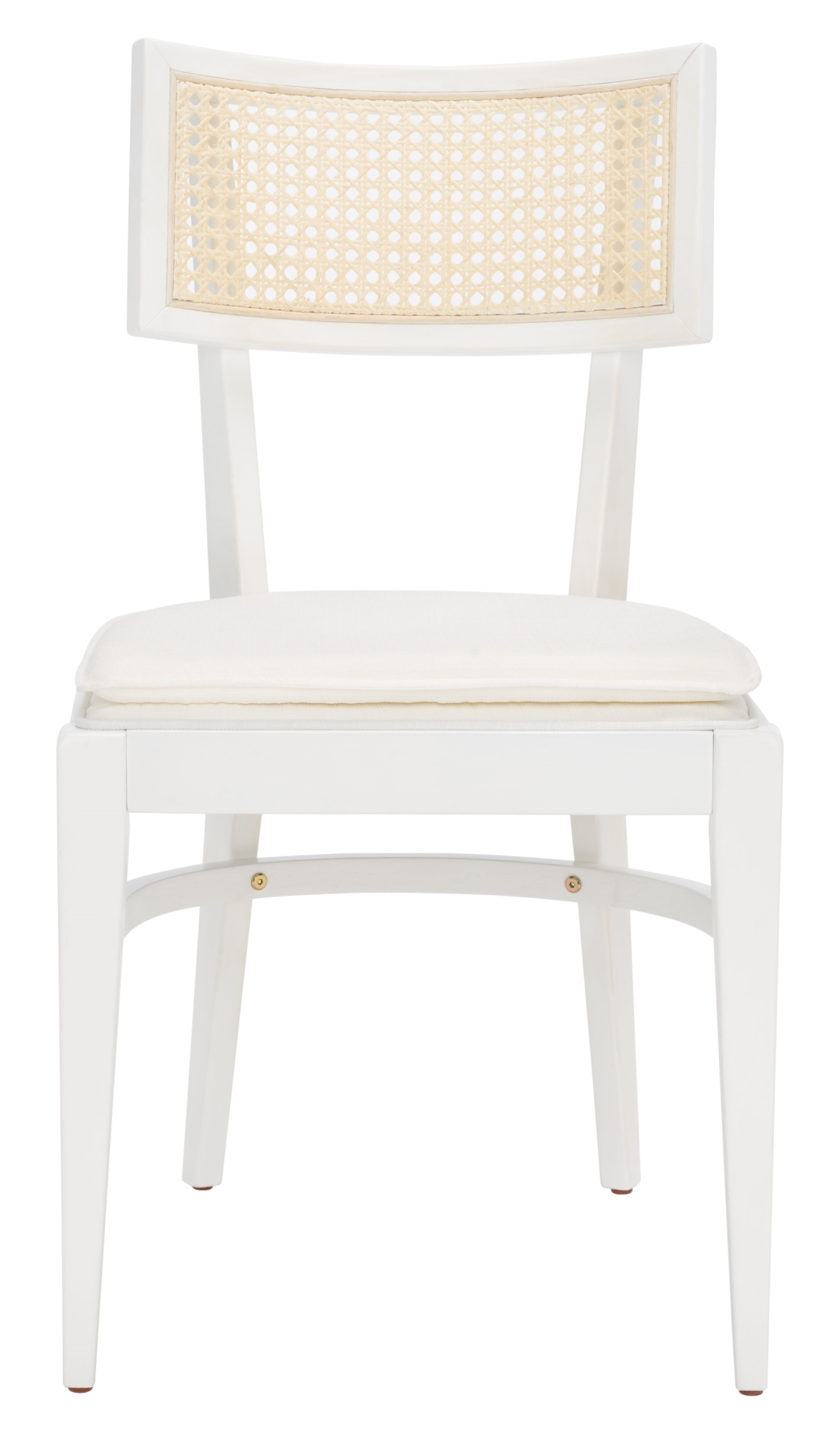 Galway Cane Dining Chair - White / Natural - Safavieh - Image 0