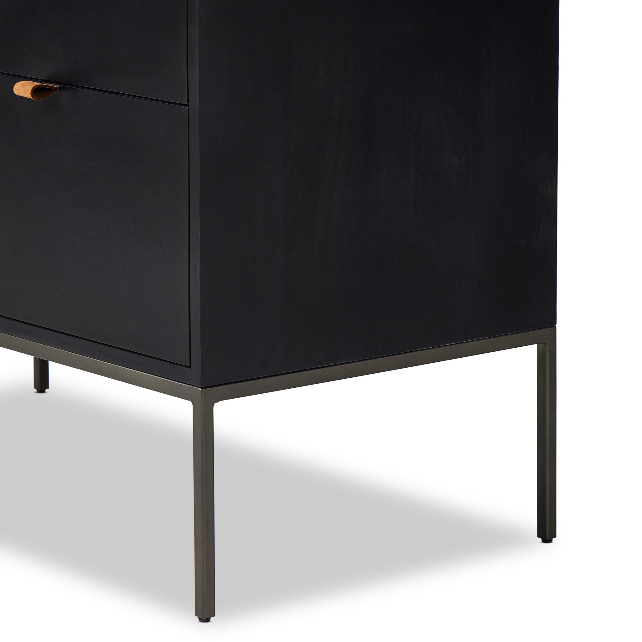 Trey Modular Wide Filing Cabinet - Black Wash Poplar - Image 13