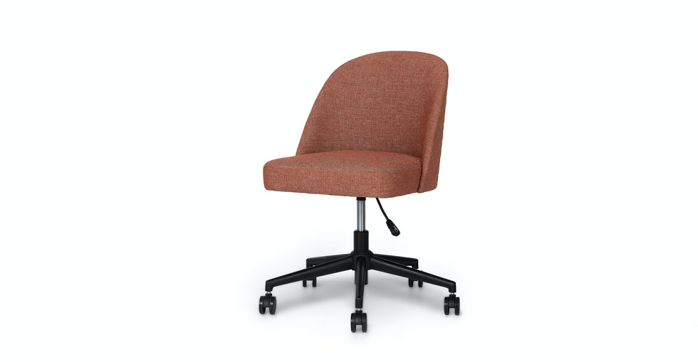 Drammen Rosehip Orange Office Chair - Image 0