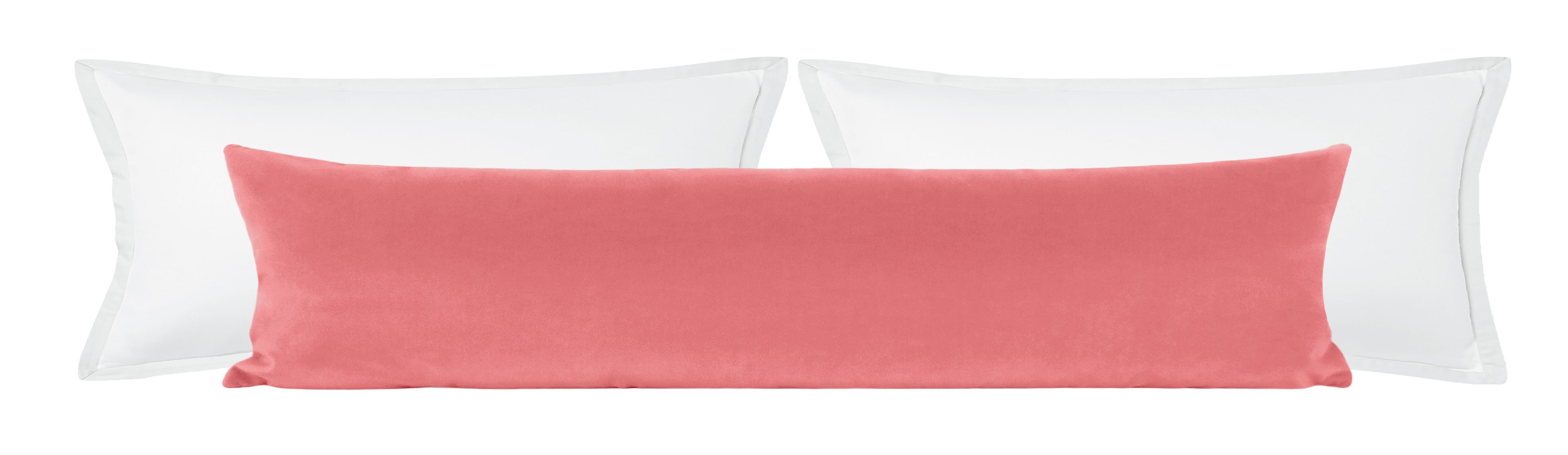 THE XL LUMBAR :: SIGNATURE VELVET // ROSÉ PINK - 14" X 48" - Image 0