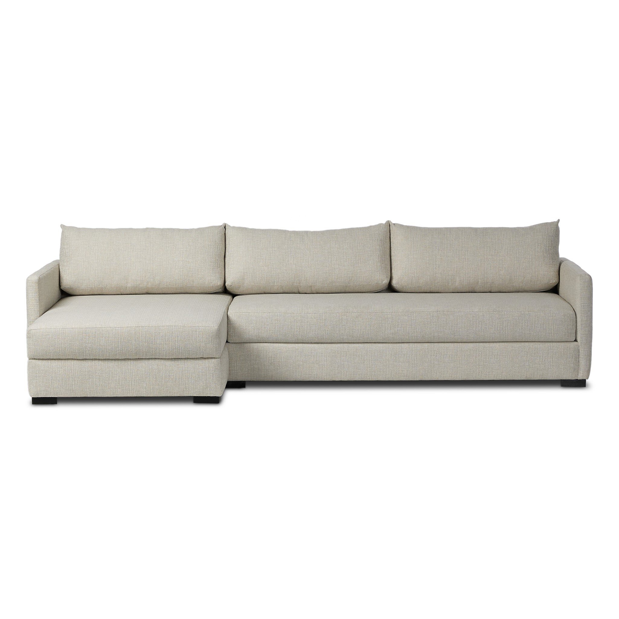 Wickham 2Pc Sleeper Sectional W/Storage - Alameda Snow - Image 0