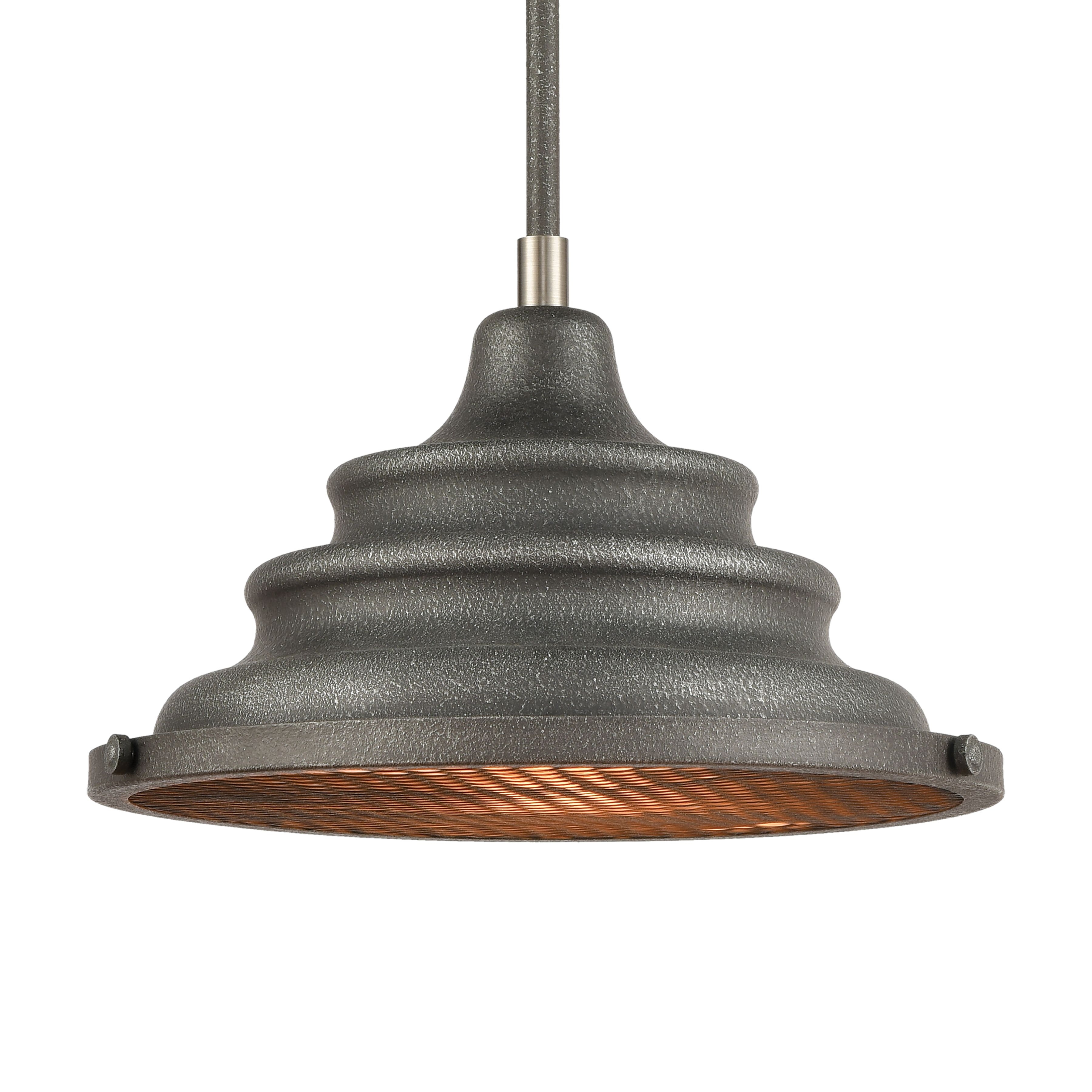 Carbondale 14'' Wide 1-Light Pendant - Slate Mist - Image 3