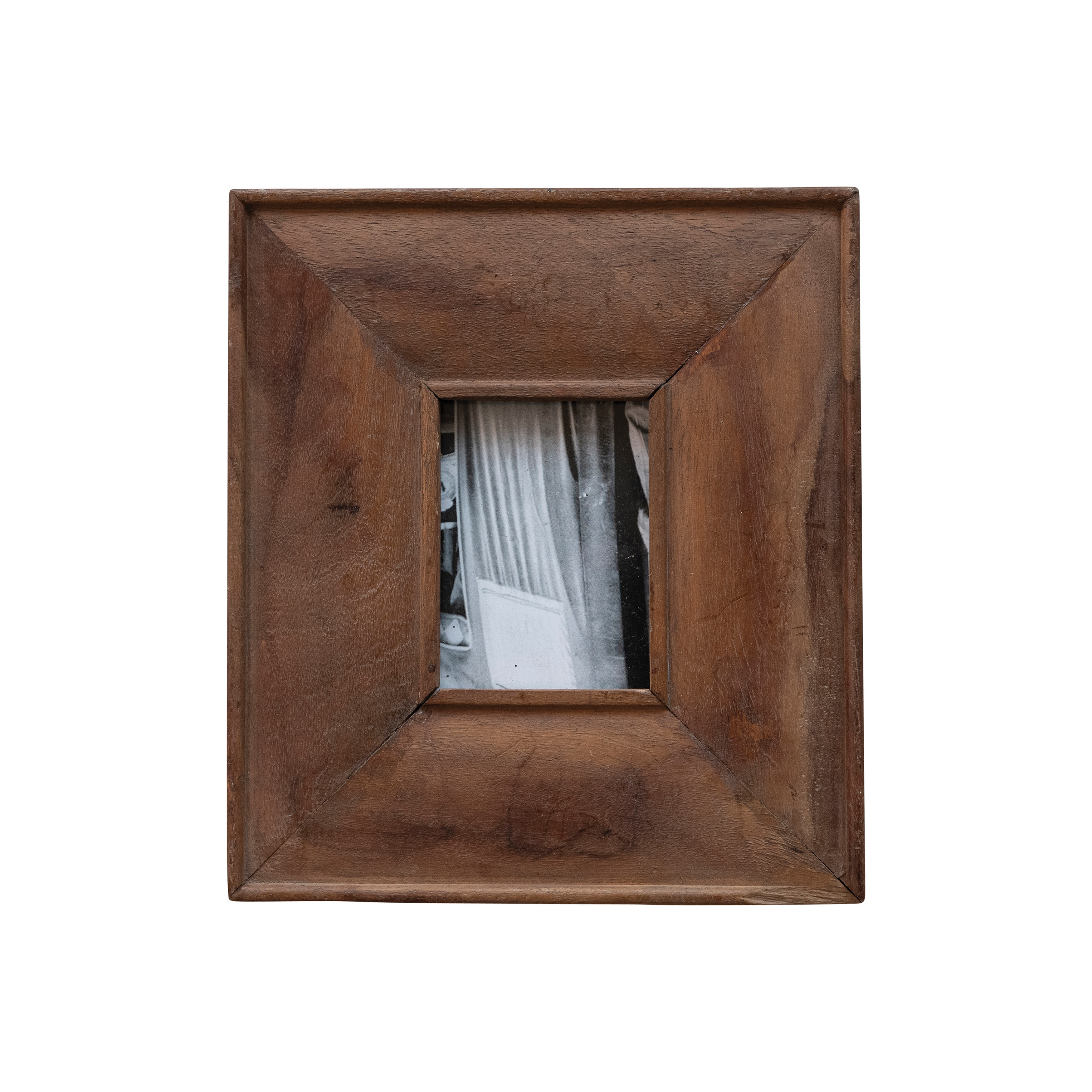 Found Reclaimed Wood Photo Frame - Image 0