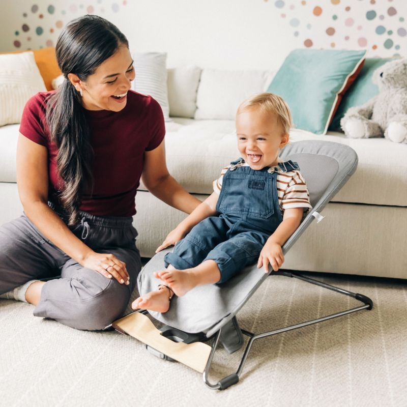 UPPAbaby ® Mira 2-in-1 Stella Grey Mélange Baby Bouncer and Seat - Image 1