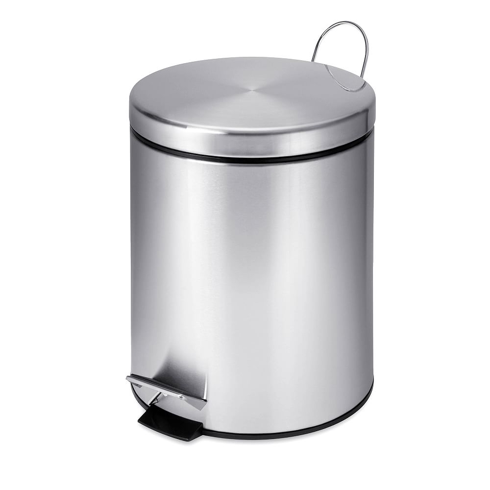 5L Round Stainless Steel Trash Can - Image 0