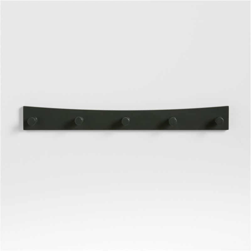 Hampshire Olive Green Wood Kids Wall Hooks - Image 2