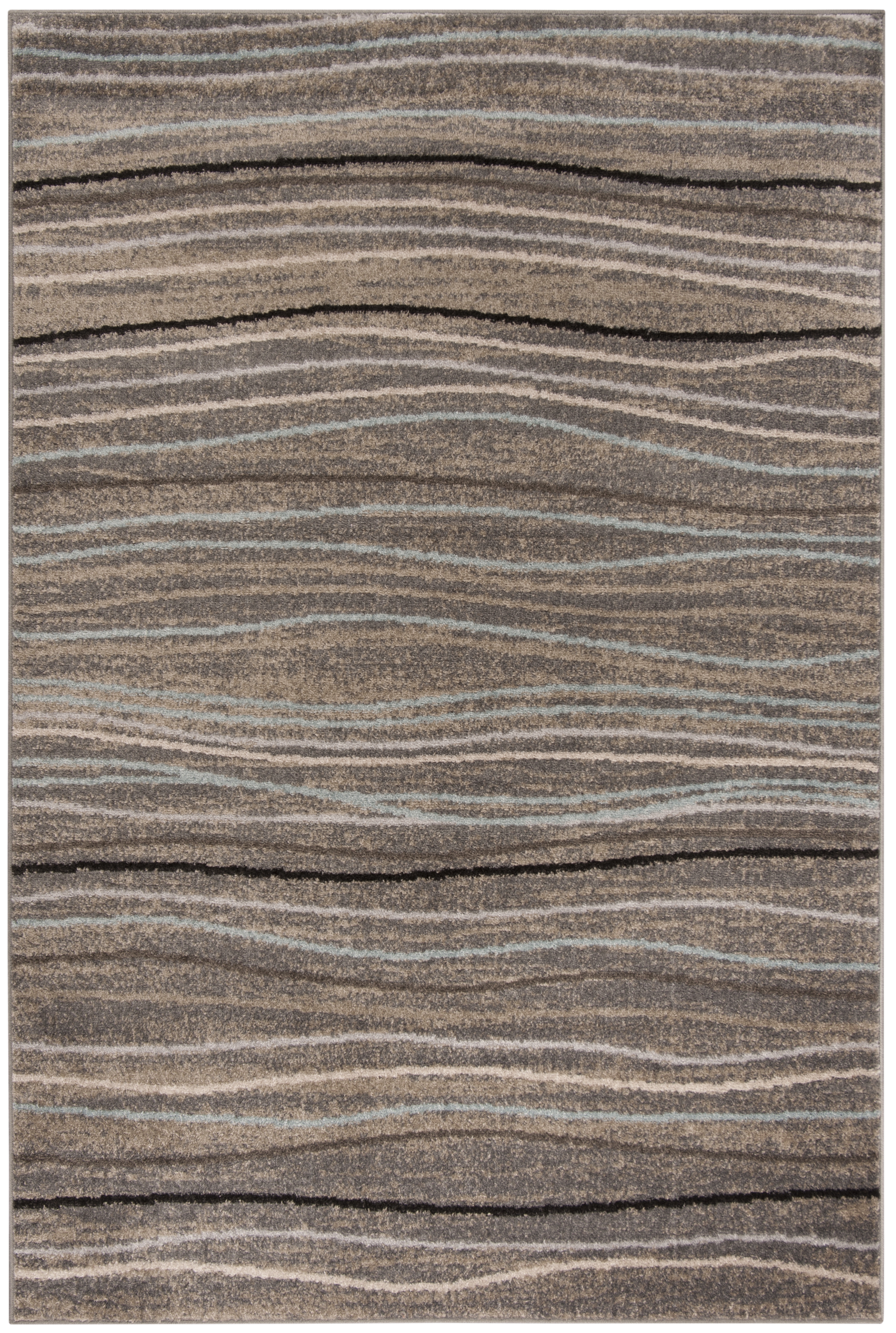 Arlo Home Woven Area Rug, AMS111G, Silver/Beige,  5' 1" X 7' 6" - Image 0