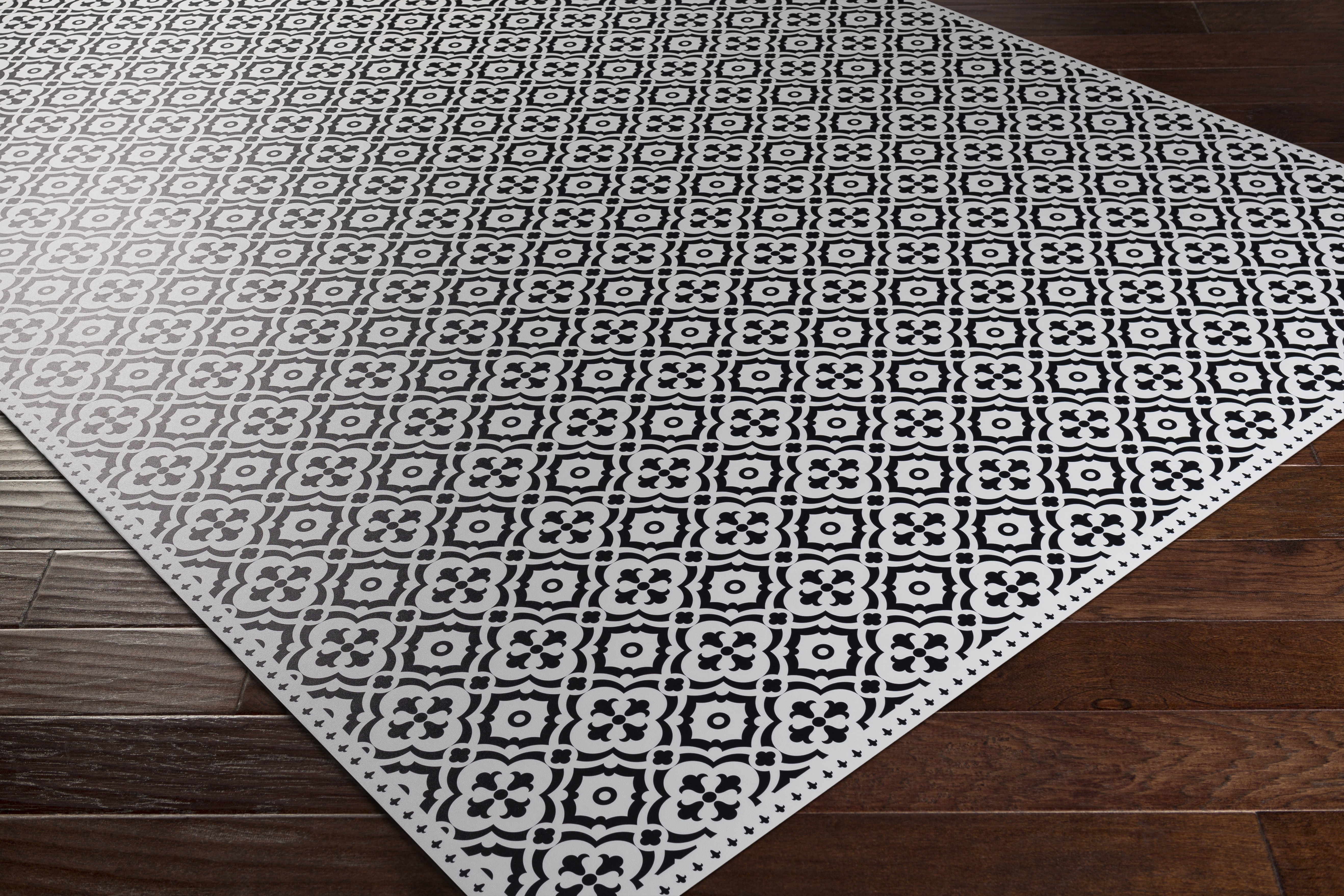 Vinilo White Indoor 2' x 3'11" Machine Woven Rug - Image 4