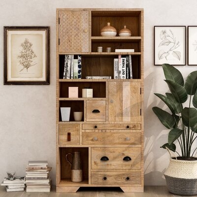 Dhiraj Solid Mango Wood Bookcase - Image 0