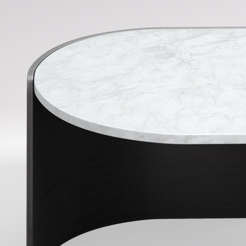 Holm Oval Marble Coffee Table - Image 3