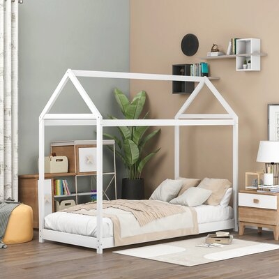 Twin Size Wooden House Bed - Image 0