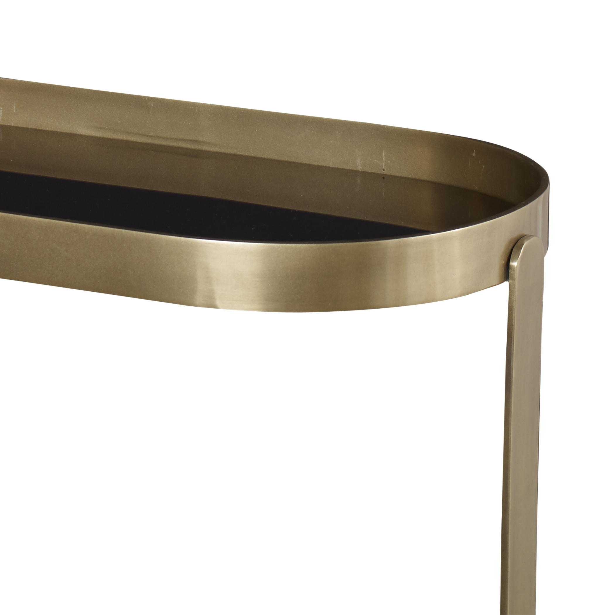Adia Antique Gold Side Table - Image 2