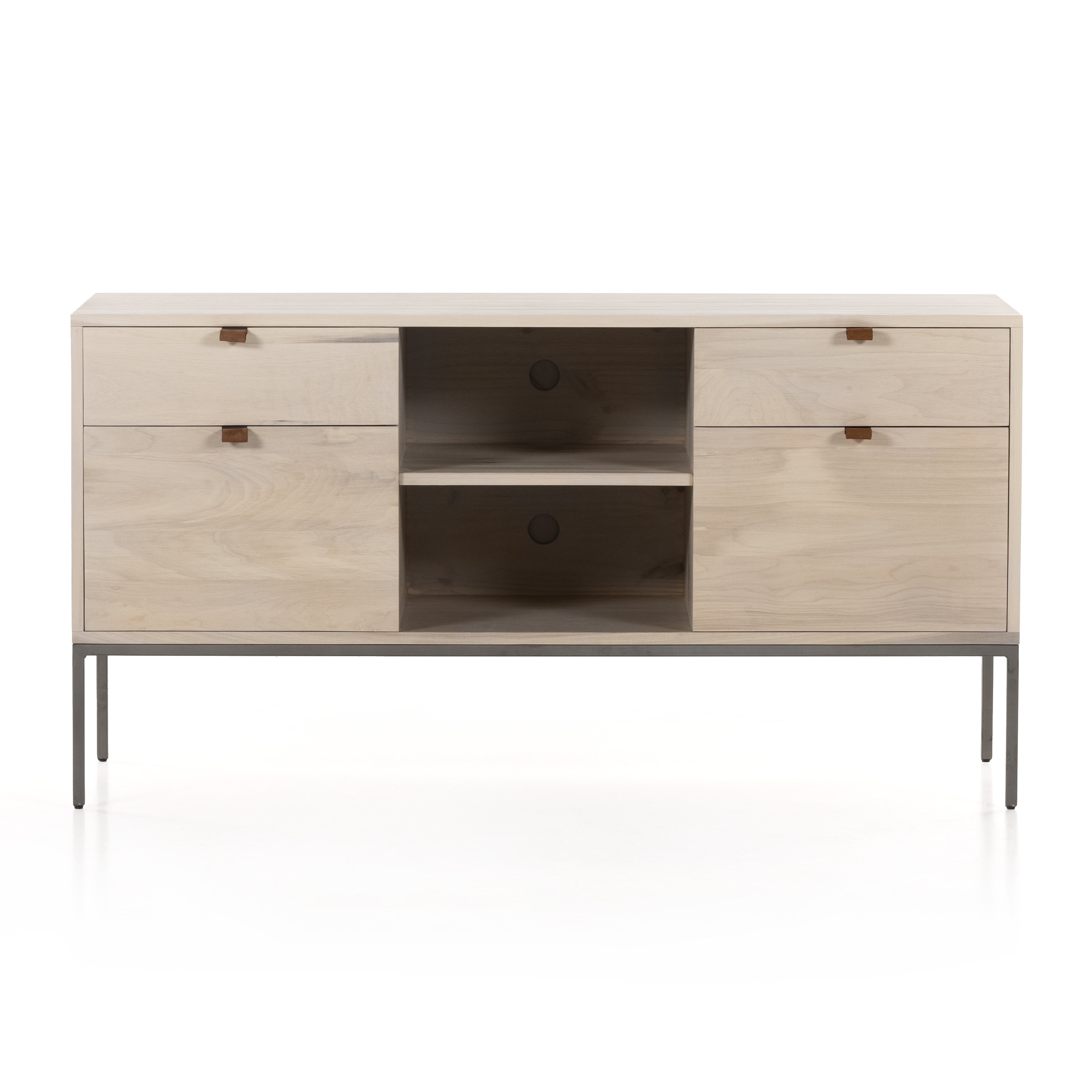 Trey Modular Filing Credenza-Dove Poplar - Image 3