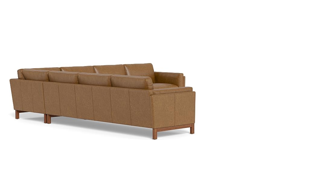 Gaby Leather 6-Seat Corner Sectional - Image 1
