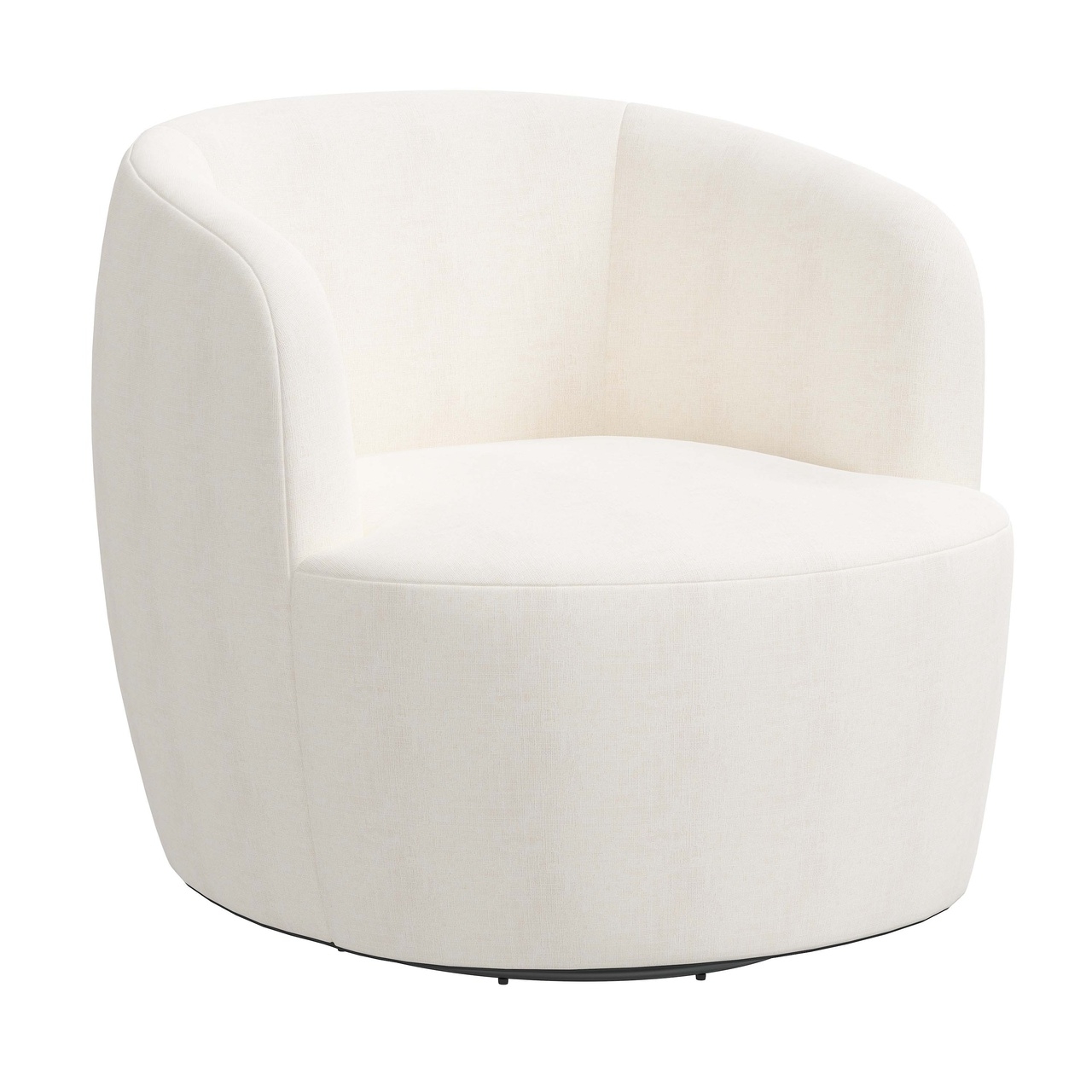 Collette Swivel Chair, Zuma White - Image 0