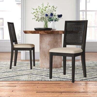 Urbaniak Linen Solid Back Side Chair (Set of 2) - Image 0