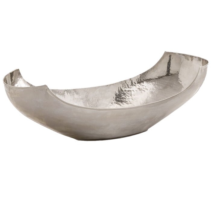 ARTERIORS Swain Metal Abstract Glam Decorative Bowl in Antique Silver - Image 0