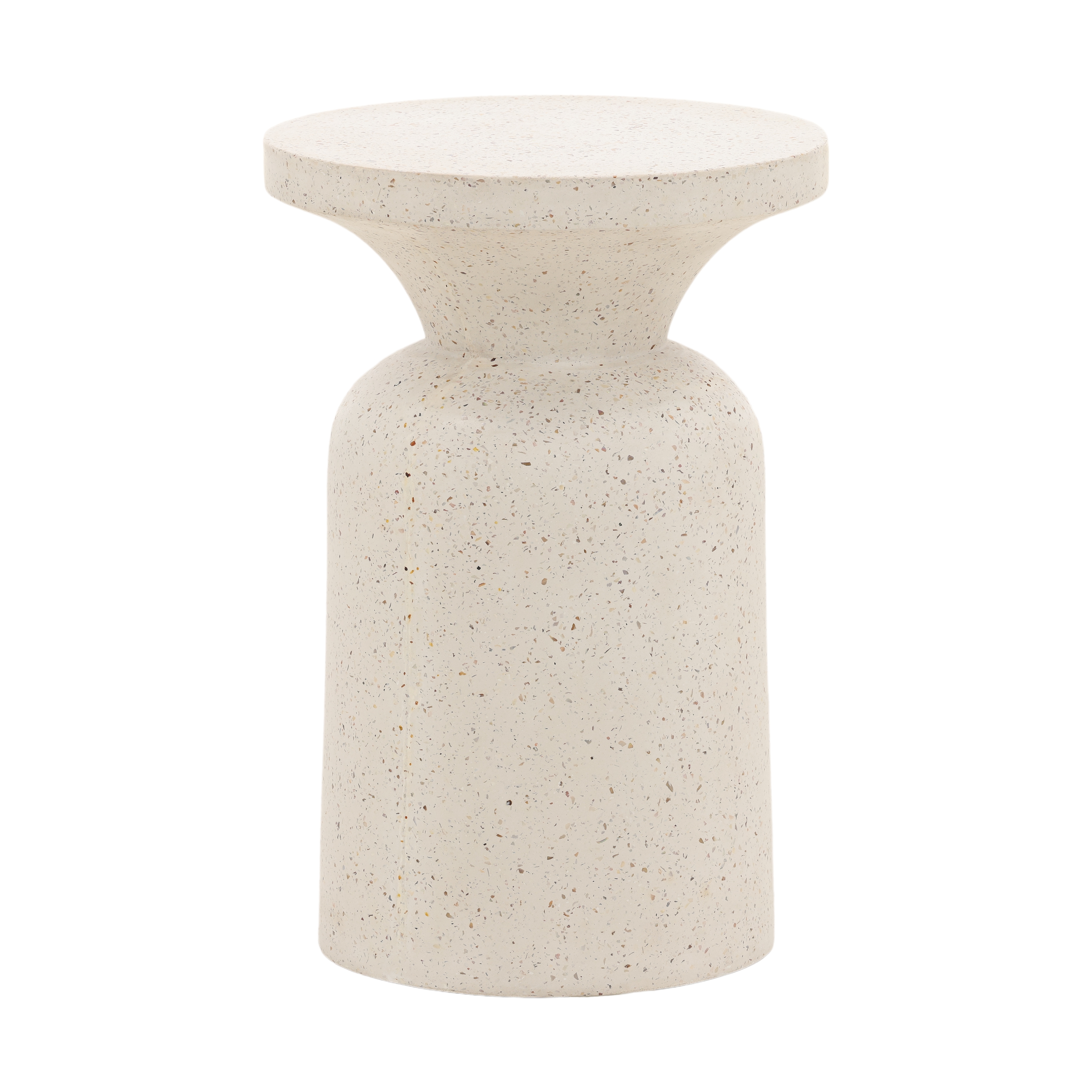Cove End Table Ivory - Image 0