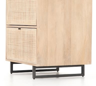 Dolores Cane 2-Drawer Lateral File Cabinet, Natural - Image 5