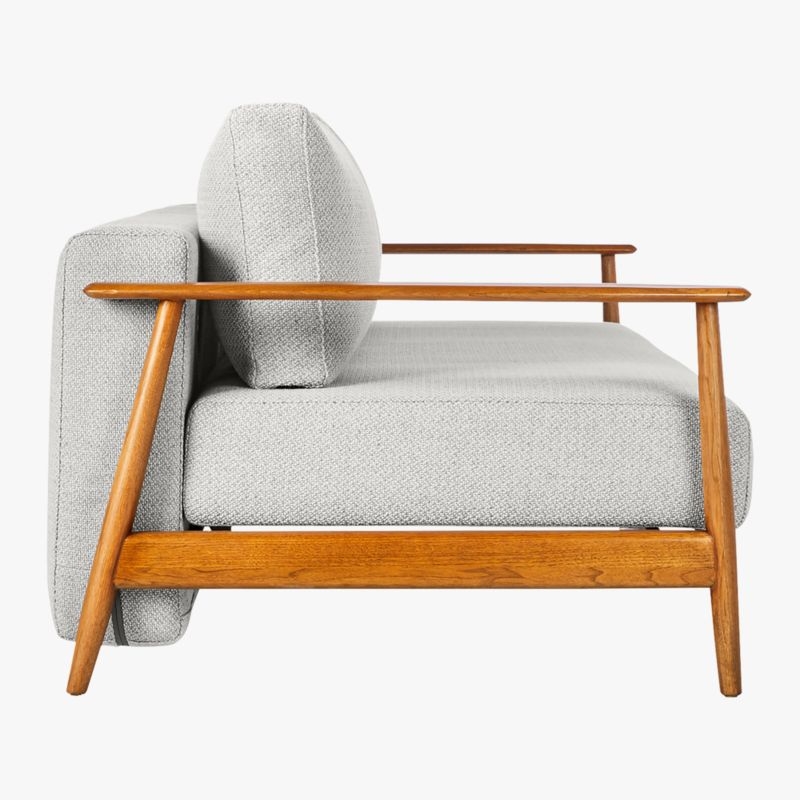 Una 84" Grey Fabric Sleeper Sofa - Image 3