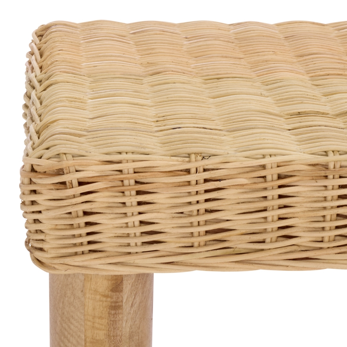 Shazza Weaved Bench - Natural - Image 2